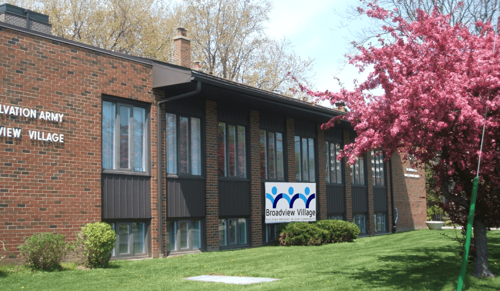 Broadview village entrance