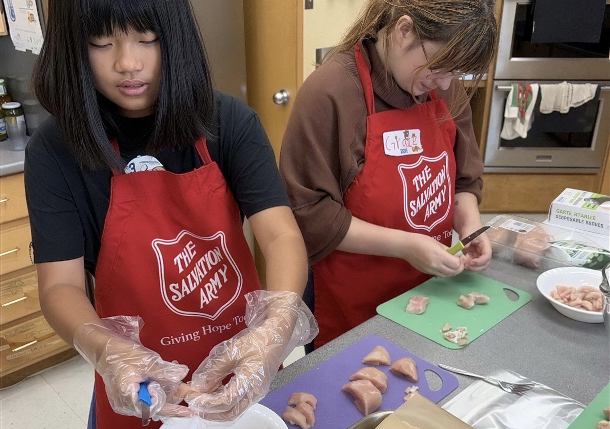 Children learn hands-on skills at cooking camp
